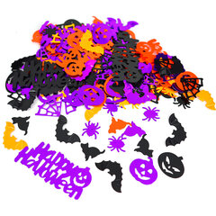 15g Halloween Terrors Confetti Purple Orange Sequines Pumpkins-B hinta ja tiedot | Hauskat juhlapelit ja -tuotteet | hobbyhall.fi