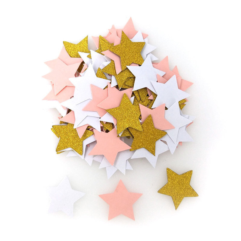 15g per erä Mix Color Big Star Confetti hääille Babyshower-mix 3 hinta ja tiedot | Hauskat juhlapelit ja -tuotteet | hobbyhall.fi