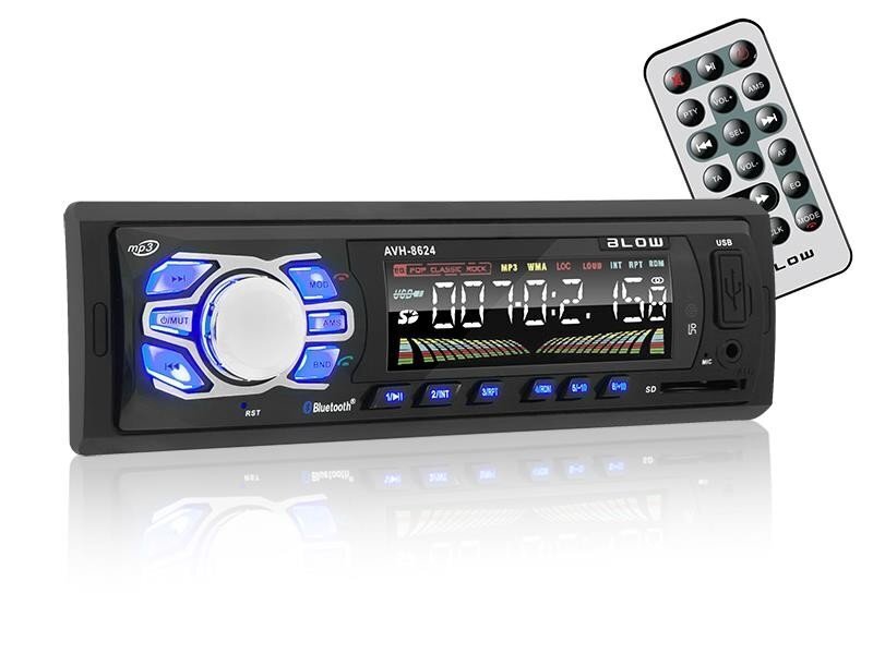 Autoradio BLOW AVH-8624 MP3/USB/SD/MMC/BLUETOOTH + REMOTE hinta ja tiedot | Autoradiot, multimedia | hobbyhall.fi
