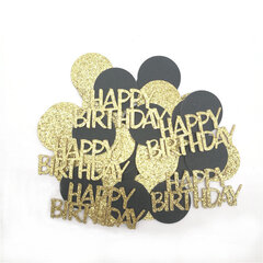 Chicinlife 1 Bag Number Old Confetti Happy Birthday Party Decor 30th-Gold hinta ja tiedot | Hauskat juhlapelit ja -tuotteet | hobbyhall.fi