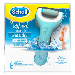 Scholl Velvet Smooth Wet & Dry -elektroninen jalkaraspi hinta ja tiedot | Scholl Meikit | hobbyhall.fi