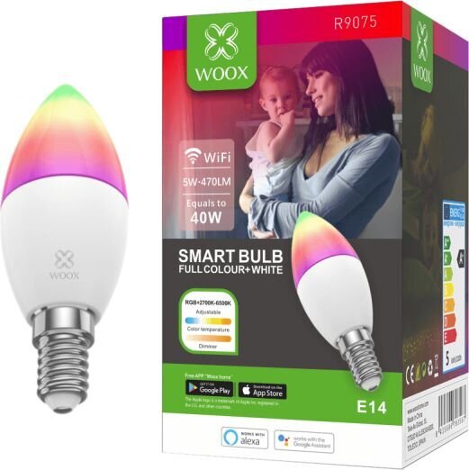 Älykäs LED-lamppu RGB+CCT 5W, WiFi, E14 kiinnitys hinta ja tiedot | Älylaitteiden lisätarvikkeet | hobbyhall.fi