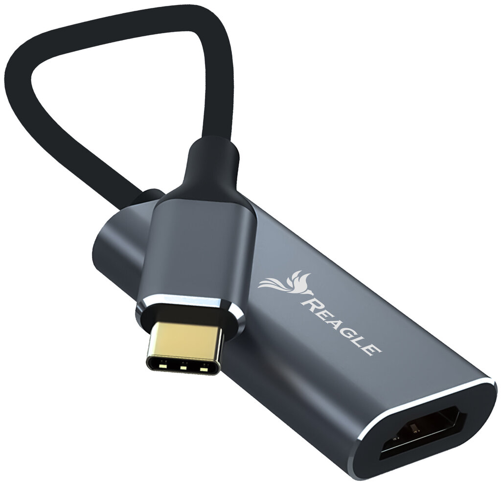 Adapteri Reagle USB-C/HDMI hinta ja tiedot | Adapterit | hobbyhall.fi