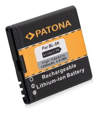 PATONA akku matkapuhelimeen Nokia BL-5K 1300mAh 3,7V Li-Ion hinta ja tiedot | Puhelimen akut | hobbyhall.fi