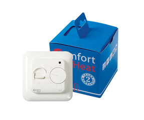Piilotettu termostaatti Comfort 501 lattialämpötila-anturilla 14A; 3200W; 230V. hinta ja tiedot | Lattialämmitys | hobbyhall.fi