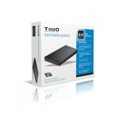 Ulkoinen asemakotelo TooQ TQE-2527B HDD 2,5" SATA III USB 3.0 Black hinta ja tiedot | Ulkoisten kovalevyjen kotelot | hobbyhall.fi