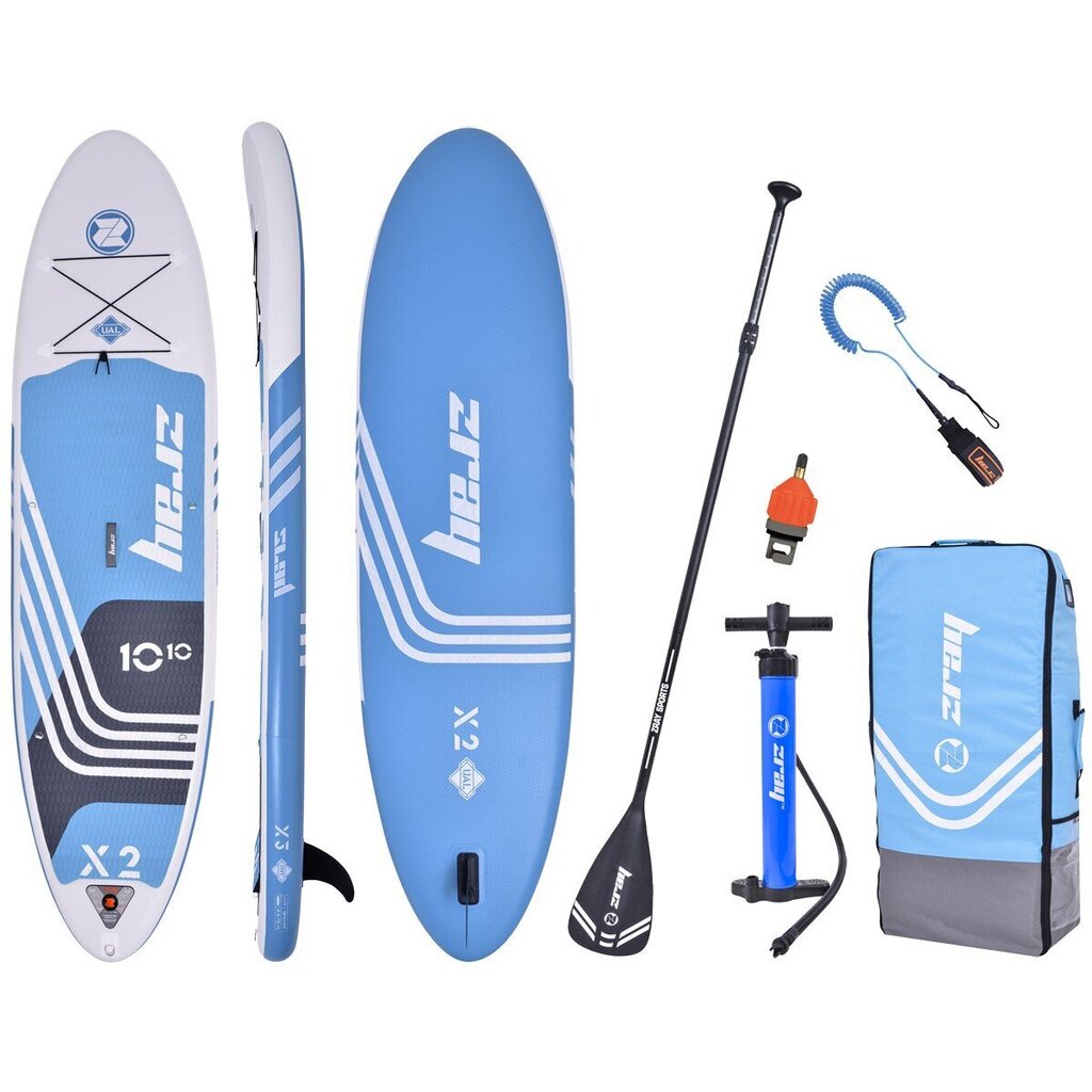 Zray X-Rider Deluxe X2 puhallettava SUP-ulkourheilumelasarja Ultimate Agile Light Technologylla, sininen hinta ja tiedot | SUP-laudat | hobbyhall.fi