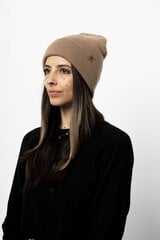 WOLF - Käännettävä, Karamelli, Talvipipo Lämmin Pehmeä 100% Merinovillapipo, Beanie, Unisex hinta ja tiedot | Naisten päähineet | hobbyhall.fi