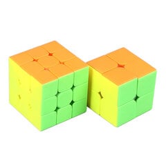 2 kpl Speed Puzzle Lelu Vivid Color 2x2 3x3 Pulmapeli Lasten Varhaiskasvatuslelu hinta ja tiedot | Lautapelit ja älypelit | hobbyhall.fi