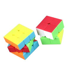 2 kpl Speed Puzzle Lelu Vivid Color 2x2 3x3 Pulmapeli Lasten Varhaiskasvatuslelu hinta ja tiedot | Lautapelit ja älypelit | hobbyhall.fi