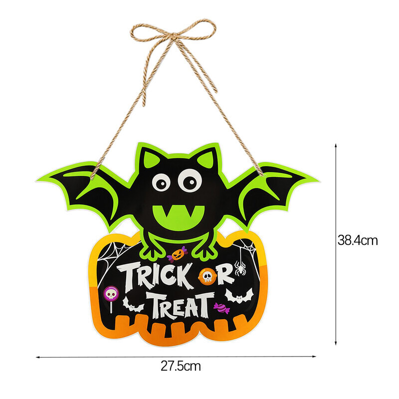 Halloween-ovikoristeet kauhukurpitsa-aave-lepakko-ovi Riipukset kotiin Halloween-juhlille Tee-se-sisustustarvikkeet hinta ja tiedot | Hauskat juhlapelit ja -tuotteet | hobbyhall.fi