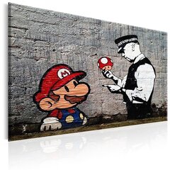 Kuva - Mario and Cop by Banksy hinta ja tiedot | Taulut | hobbyhall.fi