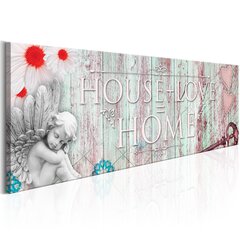 Kuva - Home: House + Love hinta ja tiedot | Taulut | hobbyhall.fi