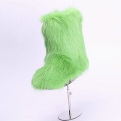 (39-A6)Uusi muoti Fox Fur Nainen Lumisaappaat Rainbow monivärinen Lady Talvisaappaat Lämpimät Saappaat Naisten Saappaat Kengät Bottes de neige femmes hinta ja tiedot | Monot | hobbyhall.fi