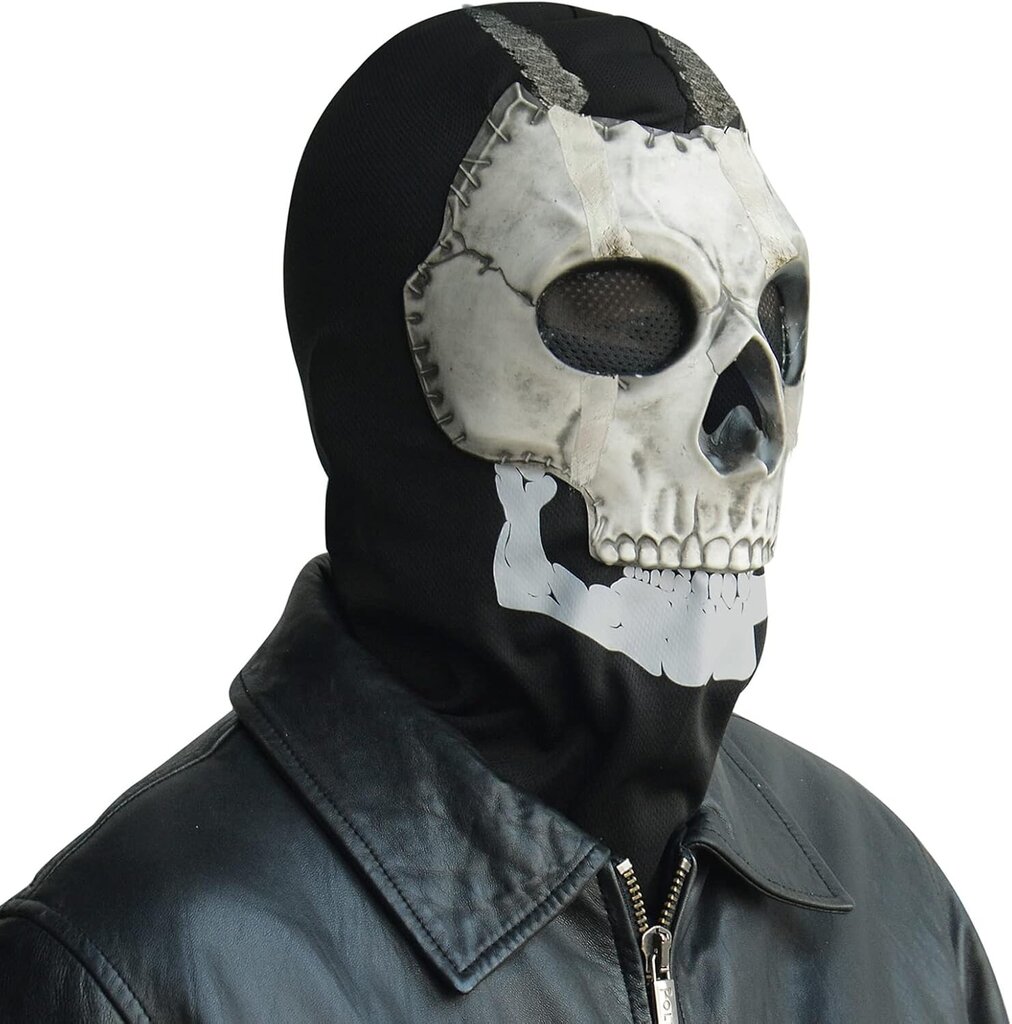 COD Ghost Mask Skull Full Mask MW2 Cosplay asunaamio urheiluun Halloween Cosplay hinta ja tiedot | Hauskat juhlapelit ja -tuotteet | hobbyhall.fi