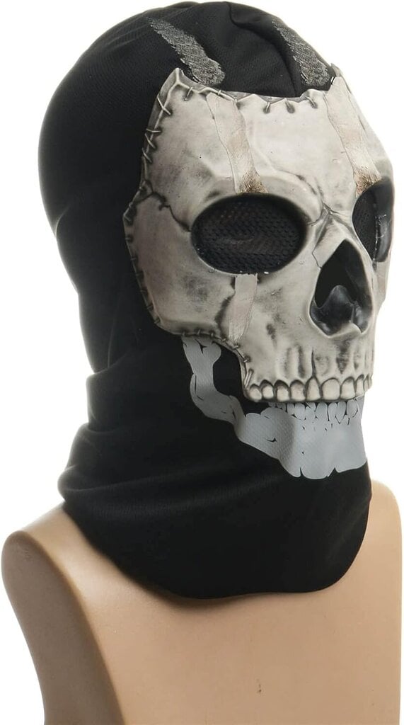 COD Ghost Mask Skull Full Mask MW2 Cosplay asunaamio urheiluun Halloween Cosplay hinta ja tiedot | Hauskat juhlapelit ja -tuotteet | hobbyhall.fi