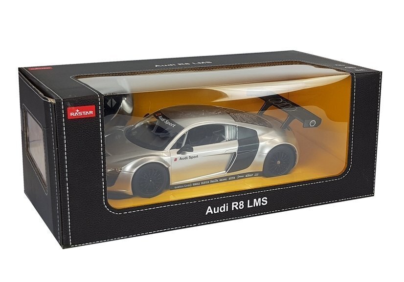 Audi R8 radio-ohjattava auto, harmaa hinta ja tiedot | Poikien lelut | hobbyhall.fi