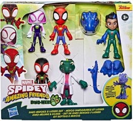 Hahmosetti Marvel Spidey Dino, 6 kpl hinta ja tiedot | Poikien lelut | hobbyhall.fi