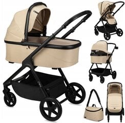 Lastenvaunut MoMi Giselle 2in1, beige hinta ja tiedot | Vaunut ja rattaat | hobbyhall.fi