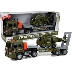 Lean Toys Auto Transporter sotilashelikopteri hinta ja tiedot | Poikien lelut | hobbyhall.fi