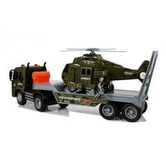 Lean Toys Auto Transporter sotilashelikopteri hinta ja tiedot | Poikien lelut | hobbyhall.fi