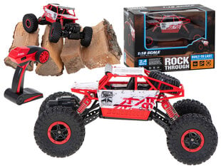 Car RC Rock Crawler HB 2.4GHz 1:18, punainen hinta ja tiedot | Poikien lelut | hobbyhall.fi