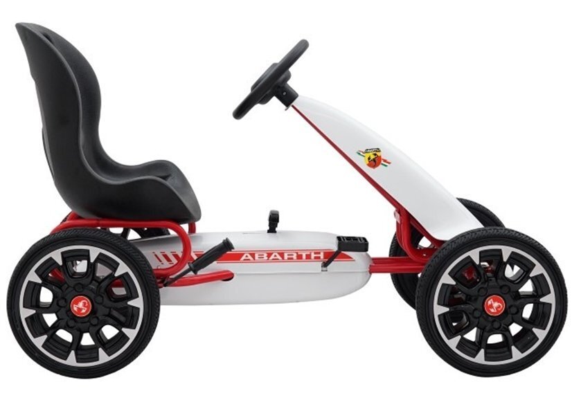 gokart abarth minikartti, valkoinen hinta ja tiedot | Poikien lelut | hobbyhall.fi