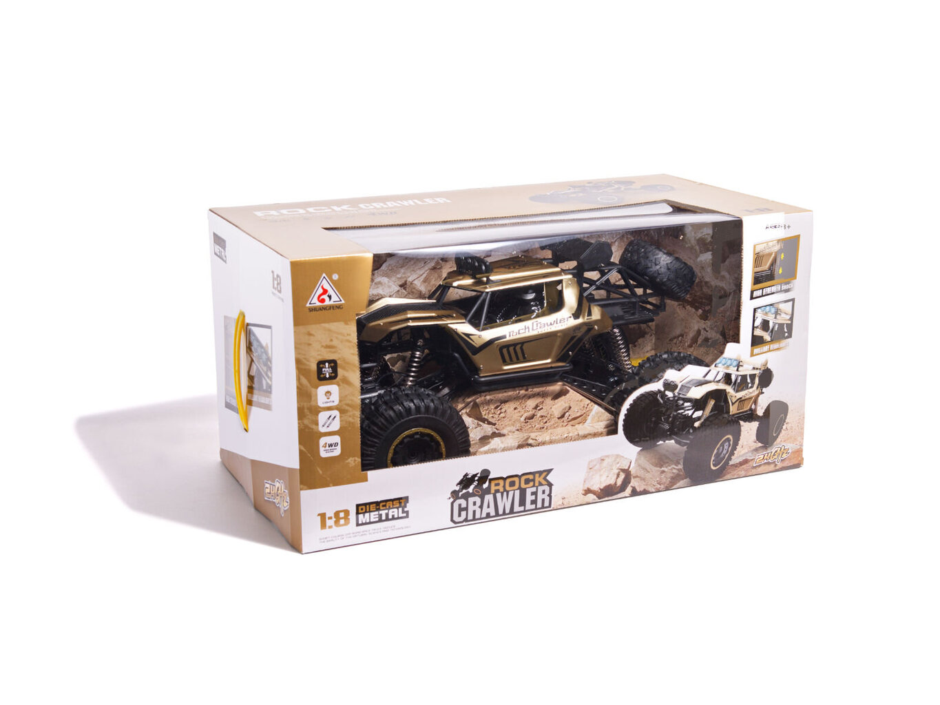 RC Car Rock Crawler 2,4 GHz 1:8, 51 cm hinta ja tiedot | Poikien lelut | hobbyhall.fi