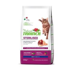 Trainer Natural steriloiduille kissoille kinkulla, 1,5 kg hinta ja tiedot | Kissan kuivaruoka | hobbyhall.fi