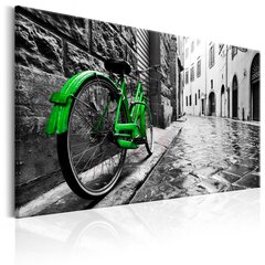 Kuva - Vintage Green Bike hinta ja tiedot | Taulut | hobbyhall.fi
