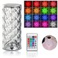 Crystal Diamond -pöytälamppu, 16 väriä USB-latauskosketuslamppu Be hinta ja tiedot | Tuuletinvalaisimet | hobbyhall.fi