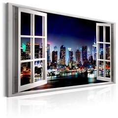 Kuva - Window: View of New York hinta ja tiedot | Taulut | hobbyhall.fi