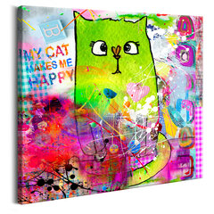 Kuva - Crazy Cat hinta ja tiedot | Taulut | hobbyhall.fi