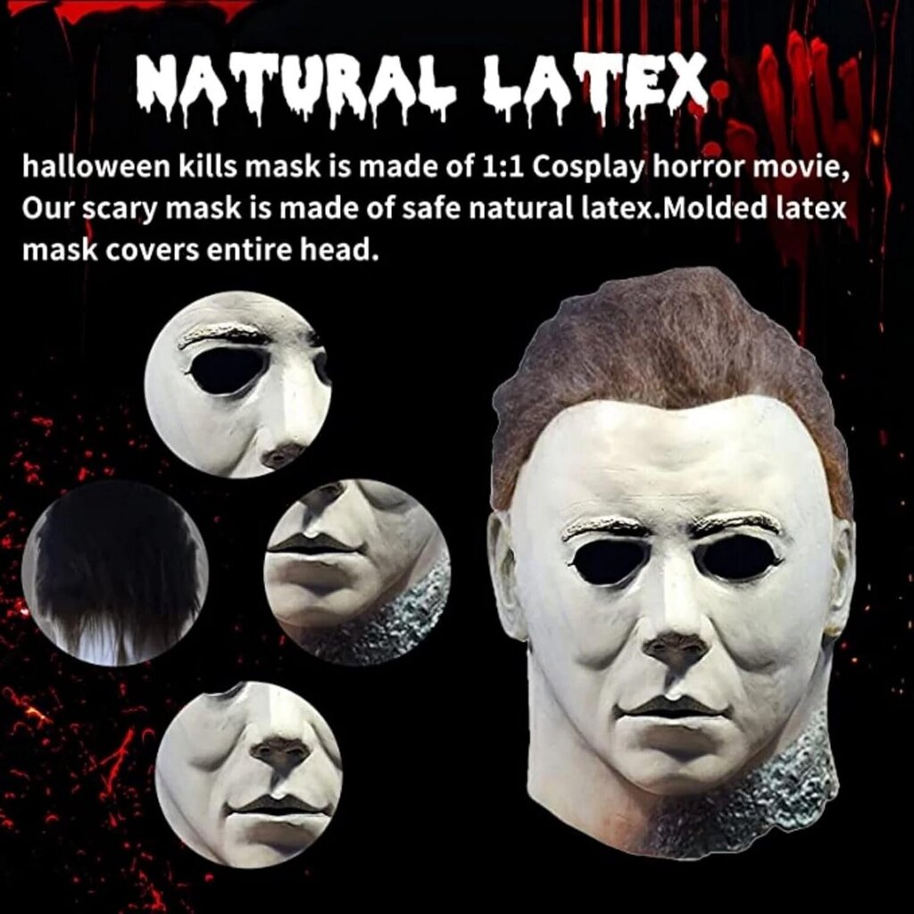 Elmodam Michael Myers Mask 1978, Scary Halloween Mask hinta ja tiedot | Hauskat juhlapelit ja -tuotteet | hobbyhall.fi