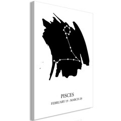 Kuva - Zodiac Signs: Pisces (1 Part) Vertical hinta ja tiedot | Taulut | hobbyhall.fi