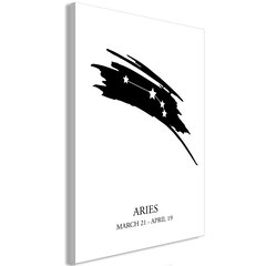 Kuva - Zodiac Signs: Aries (1 Part) Vertical hinta ja tiedot | Taulut | hobbyhall.fi