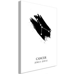 Kuva - Zodiac Signs: Cancer (1 Part) Vertical hinta ja tiedot | Taulut | hobbyhall.fi