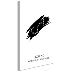Kuva - Zodiac Signs: Scorpio (1 Part) Vertical hinta ja tiedot | Taulut | hobbyhall.fi