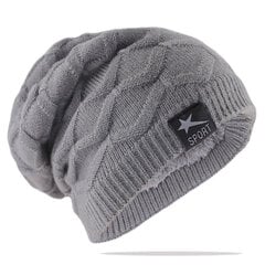 -11Uusi Unisex Pipo Neulo Villa Lämmin Talvihattu Paksu Pehmeä Joustohattu miehille ja naisille Muoti Skullies & Beanie hinta ja tiedot | Naisten päähineet | hobbyhall.fi