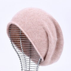 (Mix pink) Jaxmonoy 2024 Uusi Cashmere Beanie Hat Naisten Talvihatut Puristusvilla Neulotut Lämpimät Skullies Pipot naisille Gorros Nainen Lippalakki hinta ja tiedot | Naisten päähineet | hobbyhall.fi