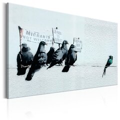 Kuva - Protesting Birds by Banksy hinta ja tiedot | Taulut | hobbyhall.fi