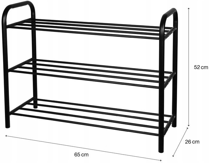 Kenkäteline 65 x 26 x 52 cm hinta ja tiedot | Kenkäkaapit ja -hyllyt | hobbyhall.fi