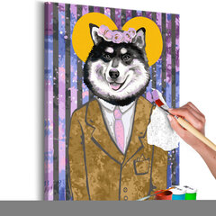 DIY kangas maalaus - Dog in Suit hinta ja tiedot | Artgeist Lapset | hobbyhall.fi