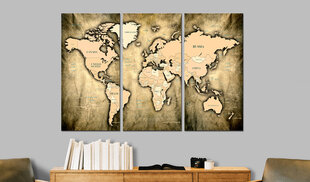 Kuva - World Map: The Sands of Time hinta ja tiedot | Taulut | hobbyhall.fi