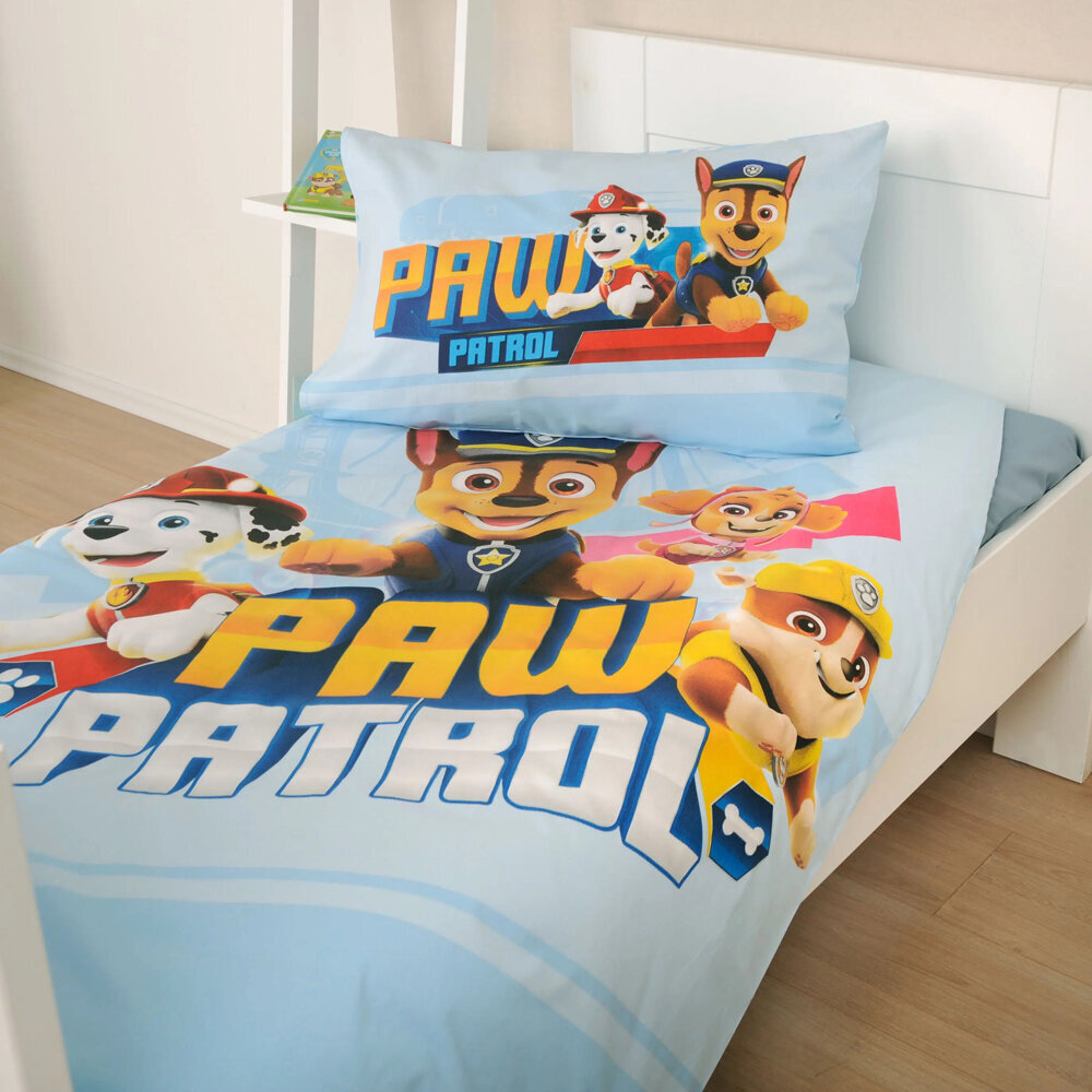 Herding Paw Patrol vuodesetti vauvoille, 100x135 cm, 2 osaa hinta ja tiedot | Vuodevaatteet lapsille | hobbyhall.fi