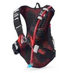 USWE MTB Hydro 8L Hydro Laukku - Musta/Punainen hinta ja tiedot | Pyöräilyreput | hobbyhall.fi