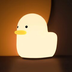 Duck Night Light lapsille, UNEEDE Himmennettävä yövalo lapsille Silikoni Baby Night Light Duck Yövalo kosketusanturilla Ajastin Lastenhuoneen sisustus Makuuhuone hinta ja tiedot | Lastenhuoneen valaisimet | hobbyhall.fi