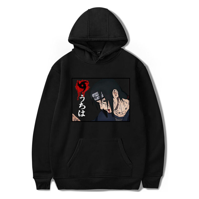 (Harmaa1-XXL）Akatsuki Sasuke Miesten 3D-hupparit hinta ja tiedot | Miesten puserot ja hupparit | hobbyhall.fi