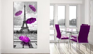 Kuva - Paris: Purple Umbrellas hinta ja tiedot | Taulut | hobbyhall.fi