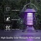 Solar Mosquito Killer Lamp - Ympäristöystävällinen, langaton, vedenpitävä hinta ja tiedot | Retkilamput | hobbyhall.fi